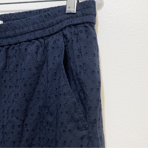 J. Crew NWT Eyelet Drawstring Pants Navy Blue S - Picture 7 of 10